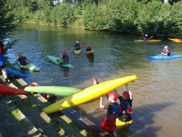 Sortie kayak en Picardie